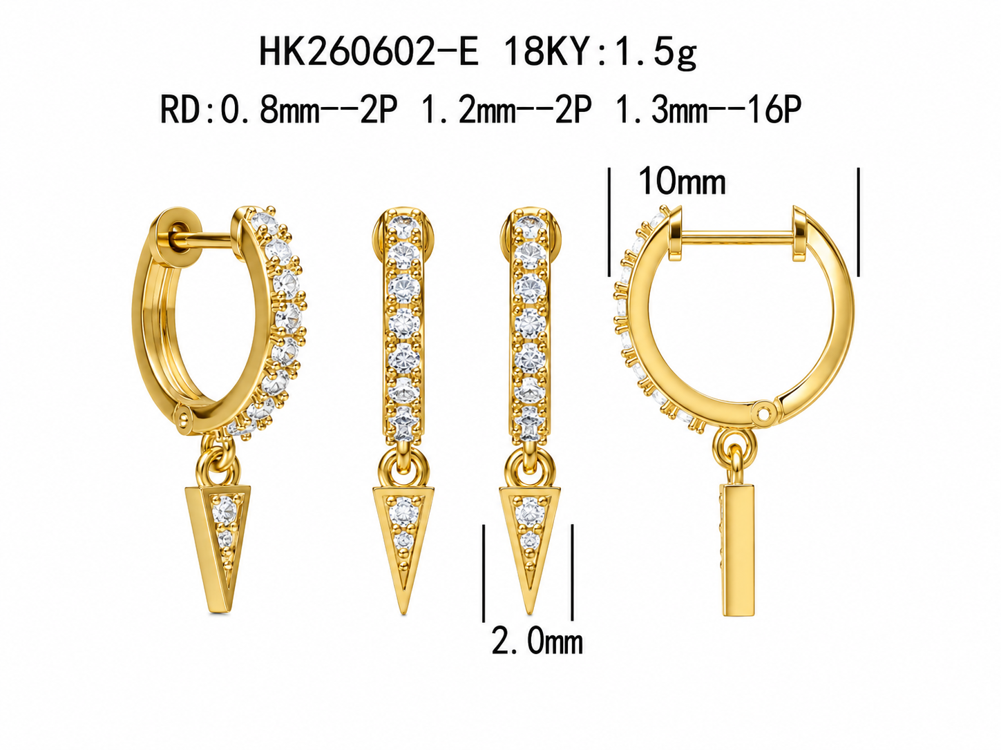 Diamond Earring / HK260602-E