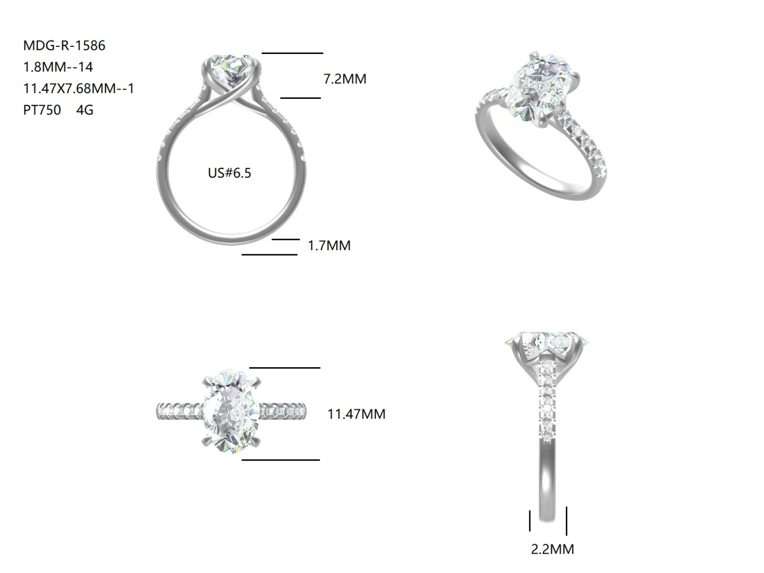 Diamond Ring / MDG-R-1586