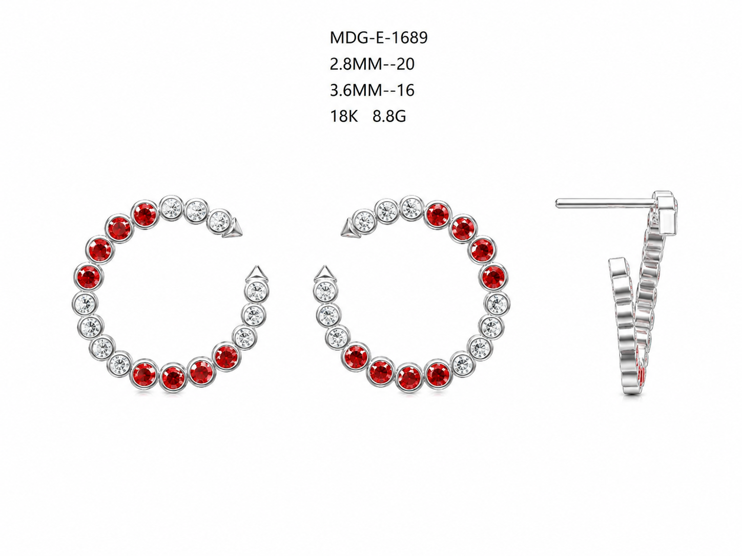 Diamond Earring / MDG-E-1689