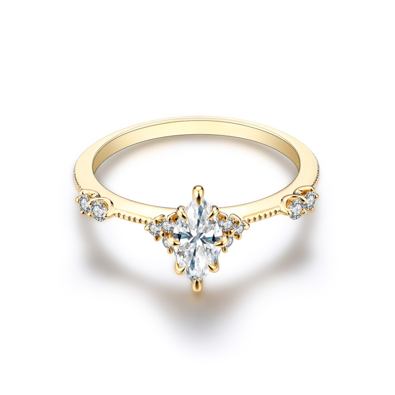 Simple Marquise Diamond Ring / PK-90R/TCR