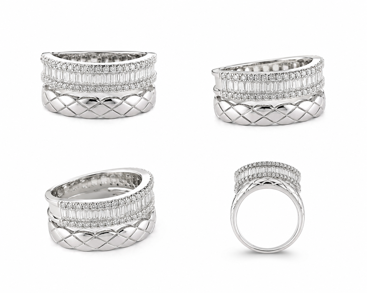 White Diamond Ring / PK-195R/METR