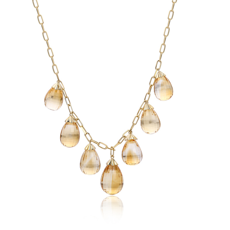 Citrine Necklace / PK-21SN/MSOR