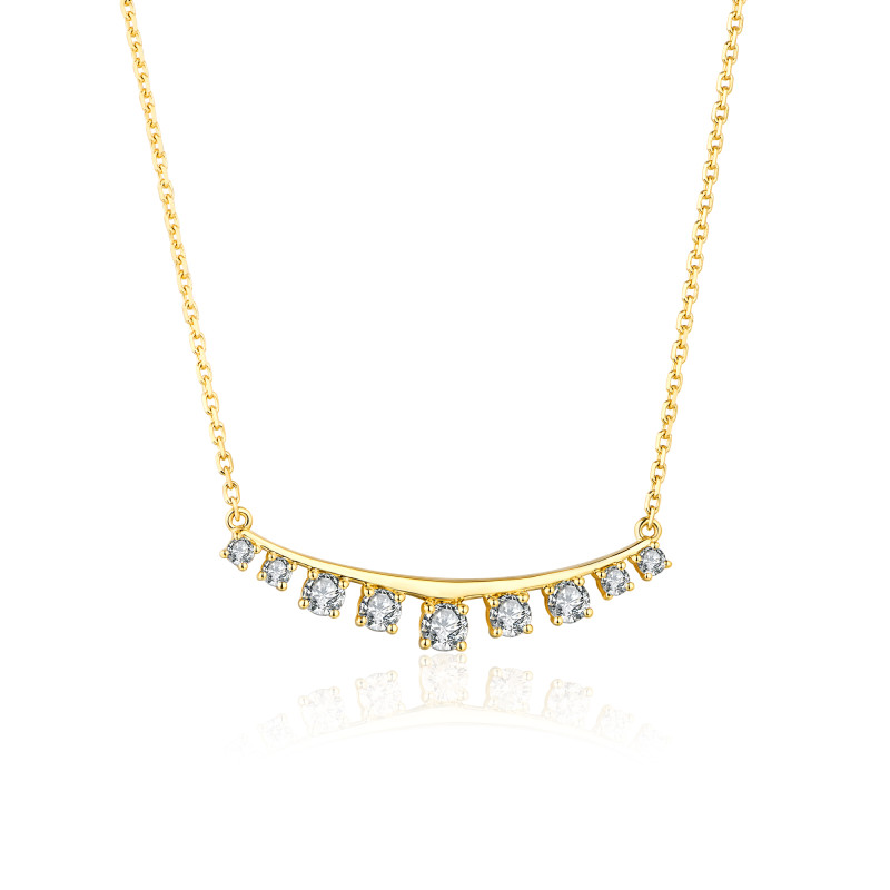Align Diamond Pendant with Chain / PK-28P/ARR