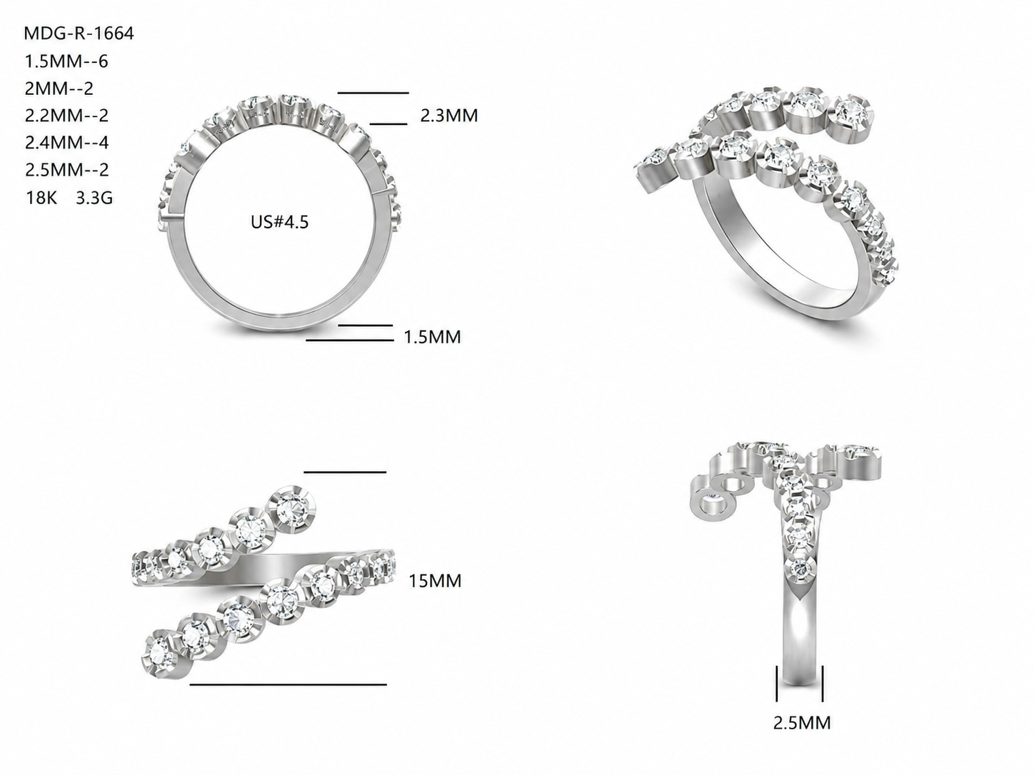 Diamond Rings / MDG-R-1664