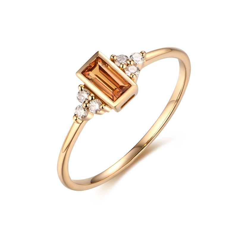 Diamond & Sapphire Dainty Ring / PK-89R/MHR