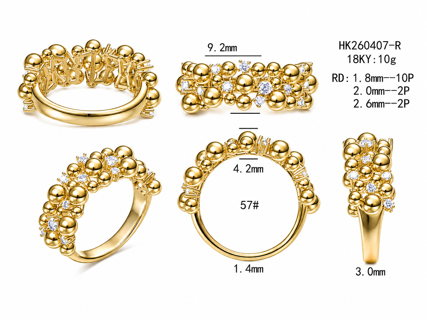 Diamond Ring / HK260407-R