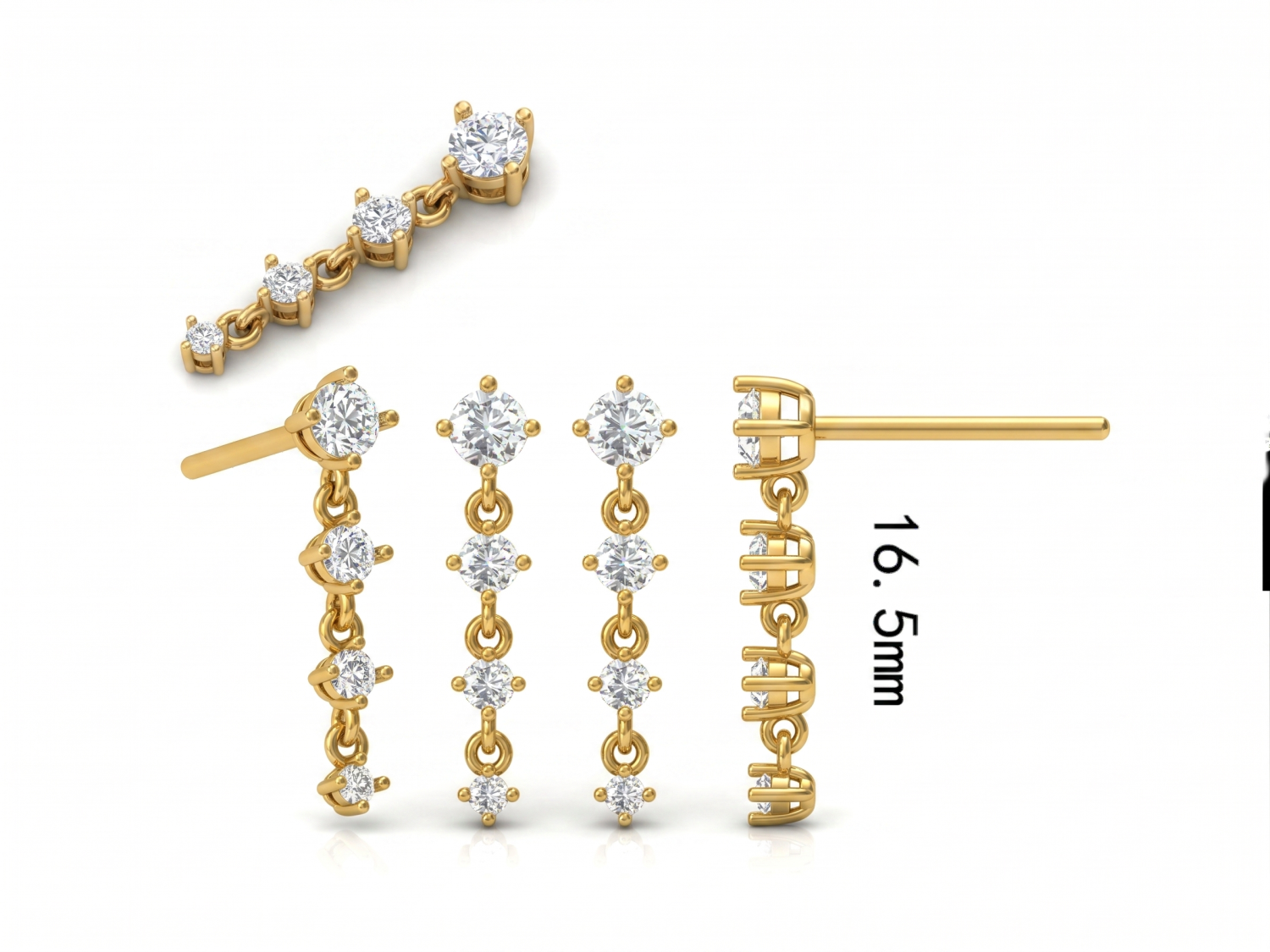 Diamond Earrings / HK260348-E
