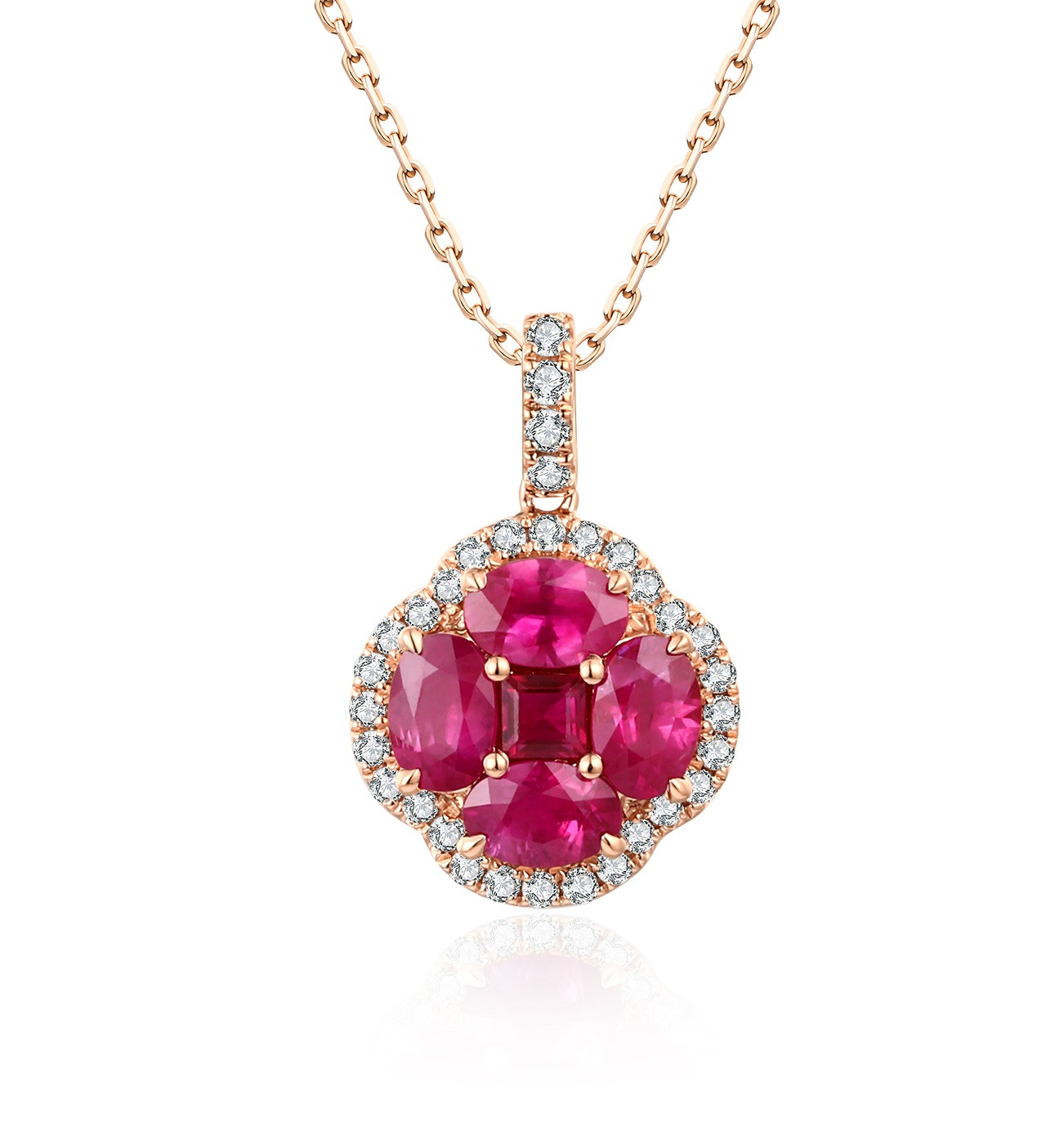 Ruby and Diamond Pendant / PK-63SP/ORR