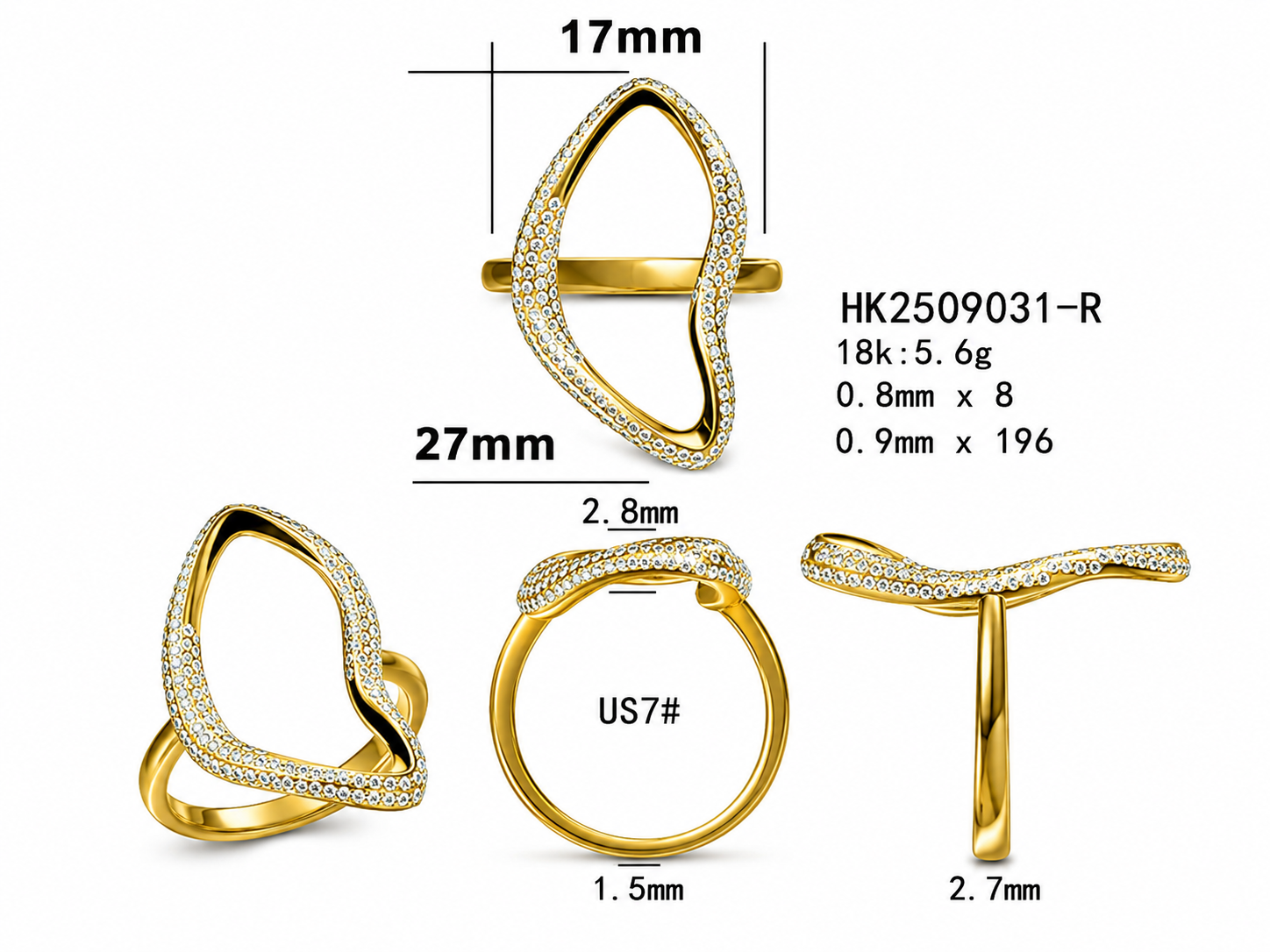 Statement Ring / HK2509031-R
