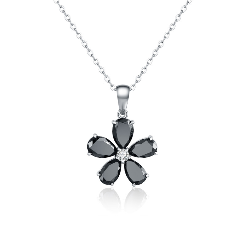 Black & White Diamond Pendant / PK-49SP/CNR