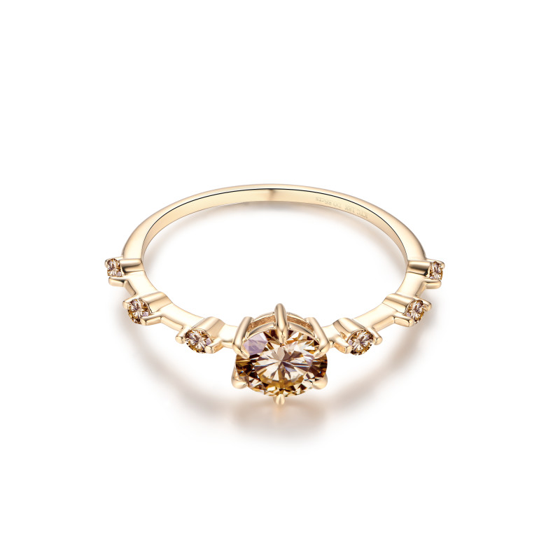 Brown Diamond Ring / PK-74R/ORR