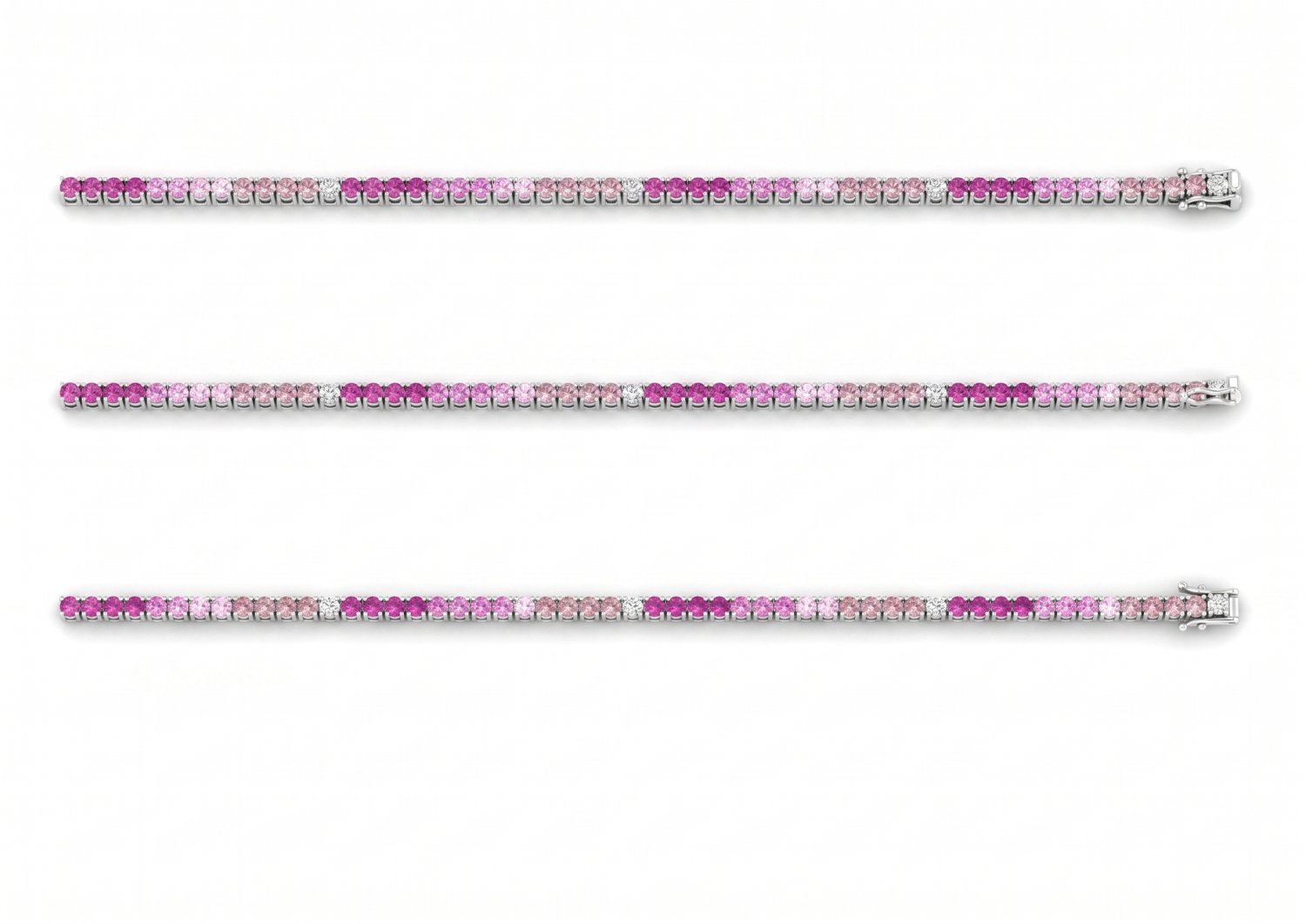 Sapphire Tennis Bracelet / MDG-B-428 3MM