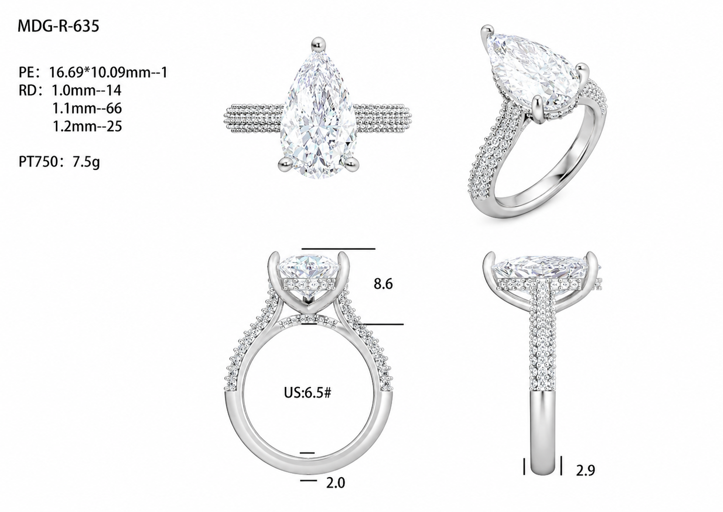 Diamond Ring / MDG-R-635