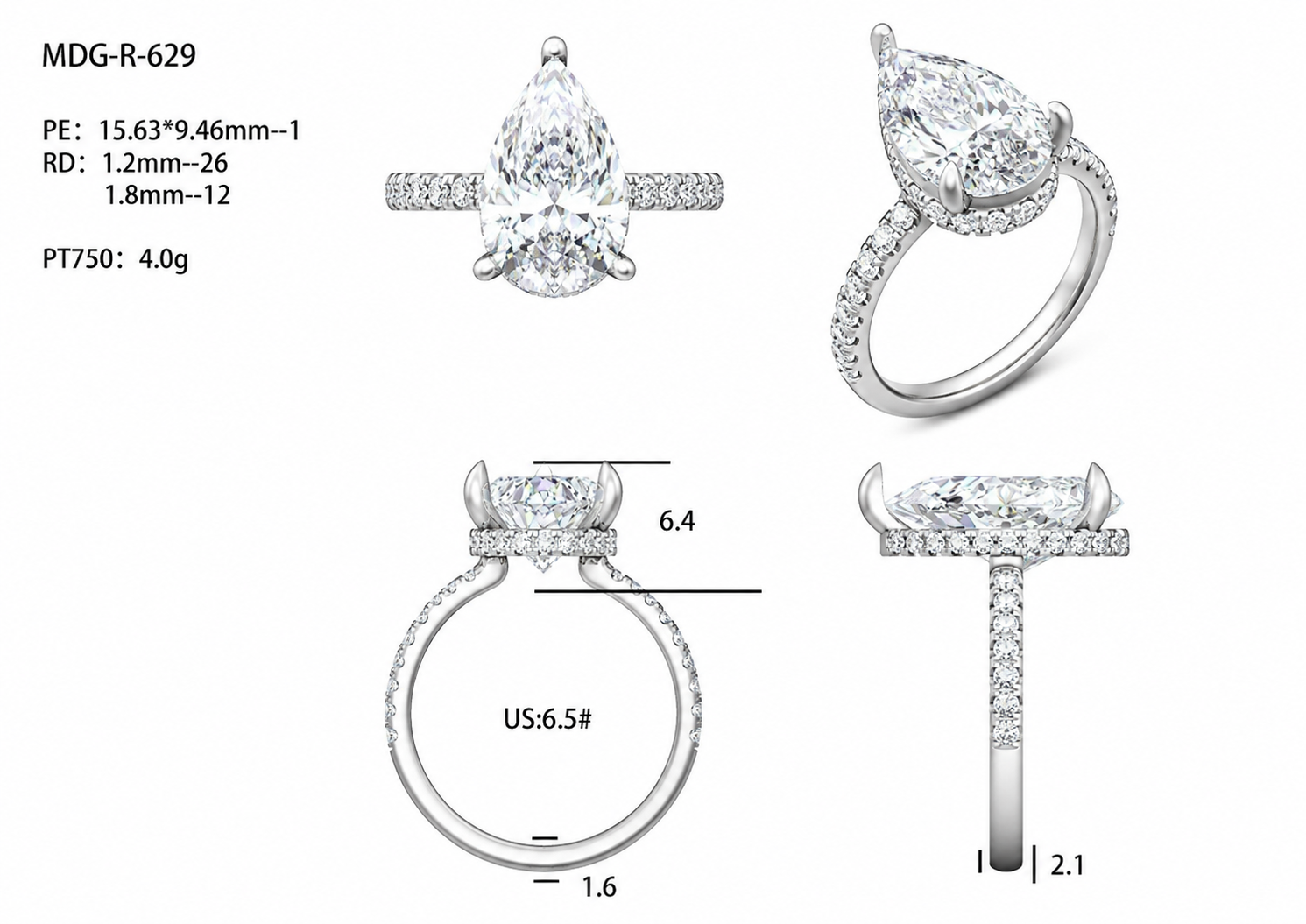Diamond Ring / MDG-R-629