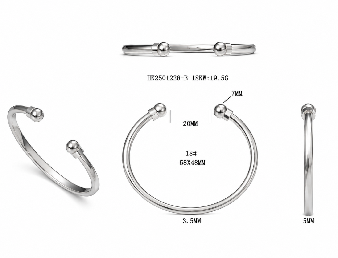 Bracelets / Cuff HK2501228-B