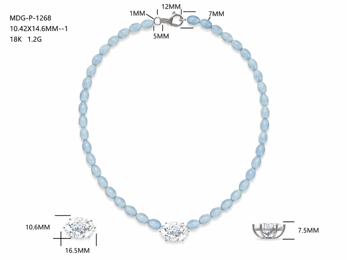 Diamond Pendant / MDG-P-1268