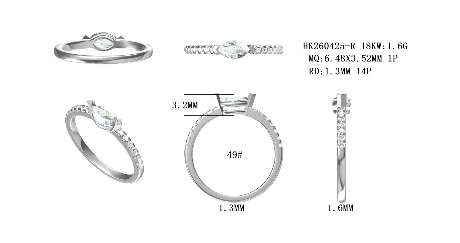Diamond Ring / HK260425-R(PK-347R)