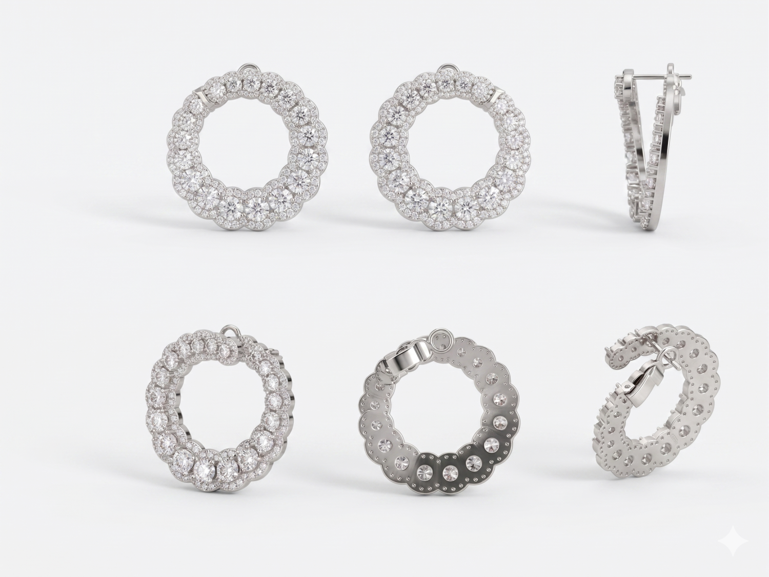 Earring Designer Loop / MDG-E-1477