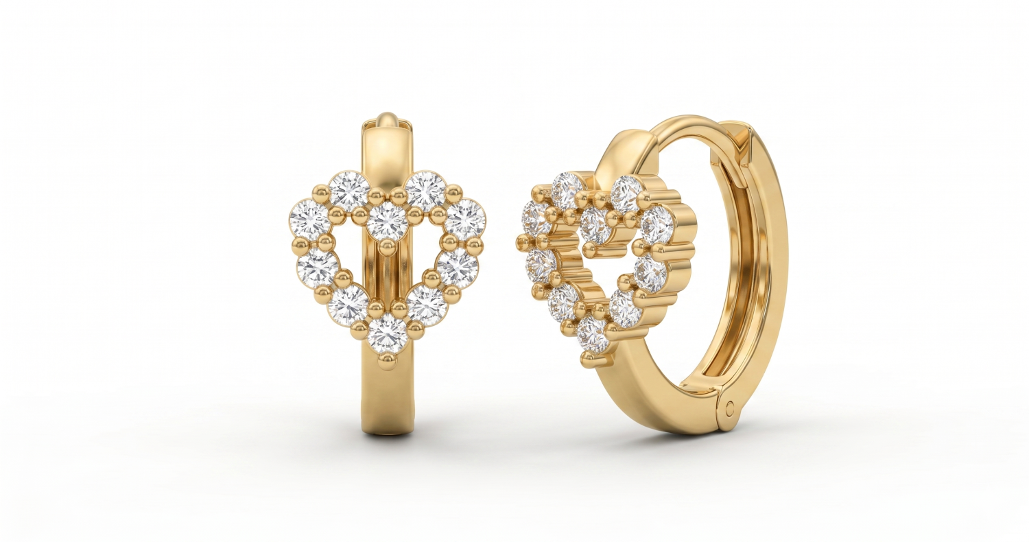 Diamond Earrings / HK260339-E