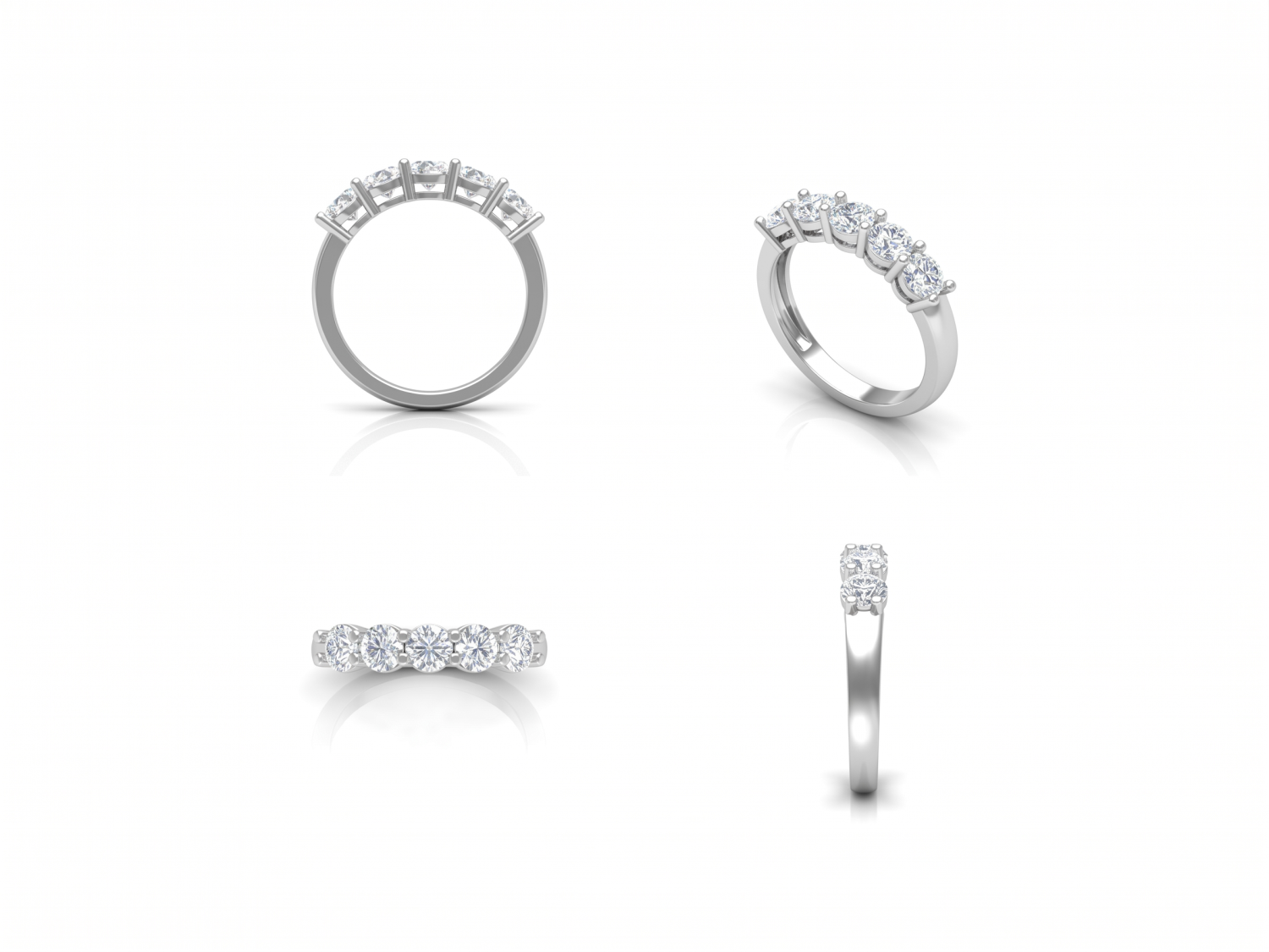 Half Eternity Ring / MDG-R-1486