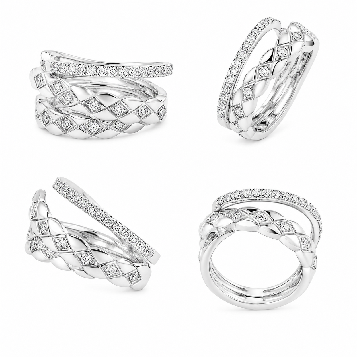 White Diamond Ring / PK-205R+1/MRTR