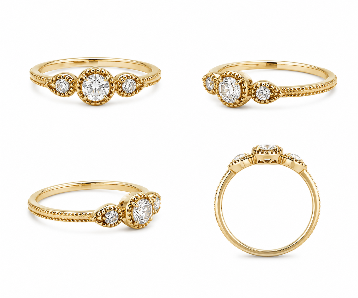 Brown Diamond Ring / PK-61R/ECR