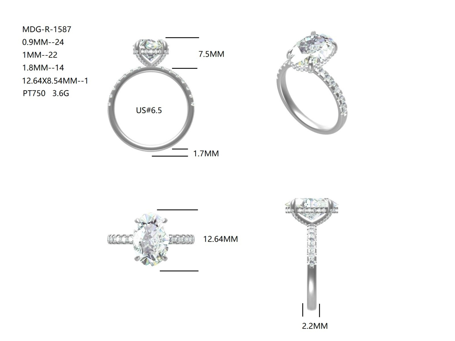 Diamond Ring / MDG-R-1587
