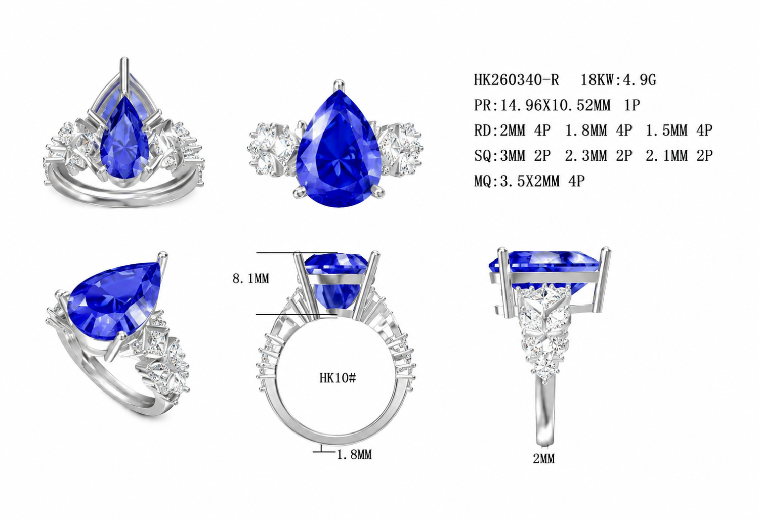 Sapphire Ring / HK260340-R