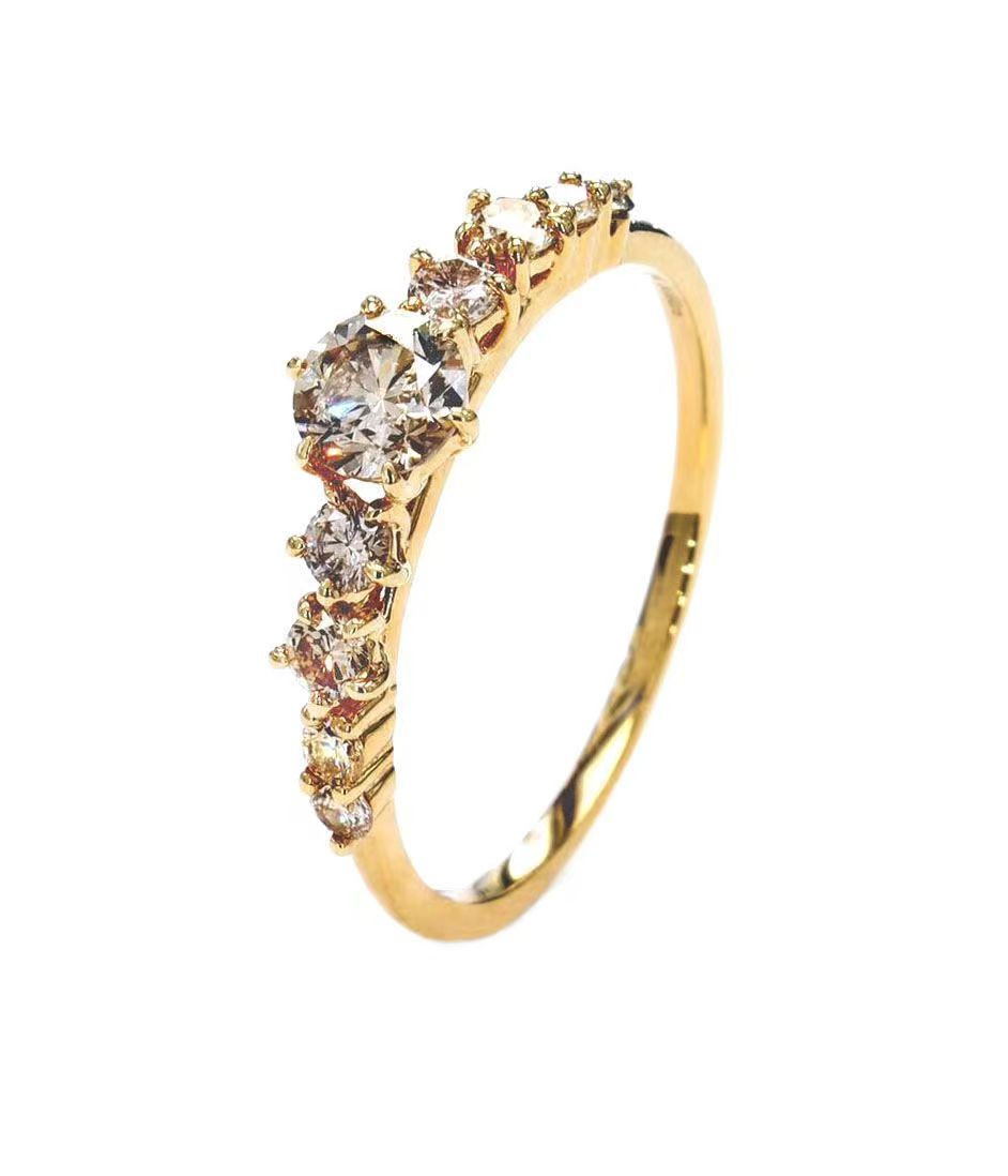 Diamond Half Eternity Ring / PK-76R/AMR
