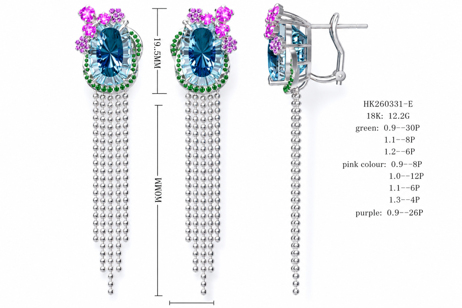 Diamond Earring / HK260331-E