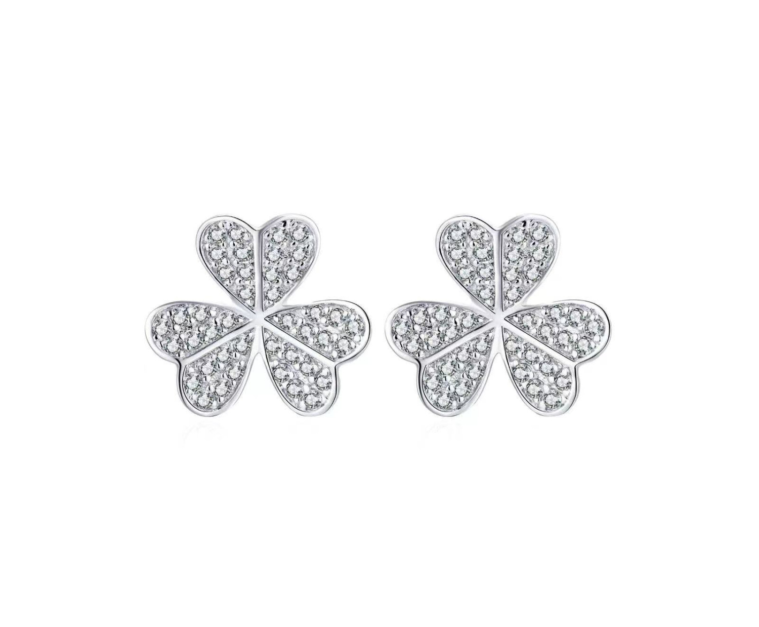 3 Leaf Diamond Earrings / PK-8E/ECR