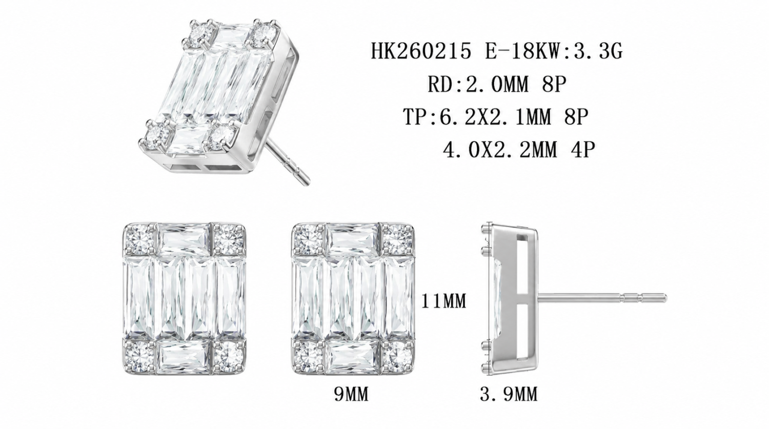 Diamond Earring / HK260215-E