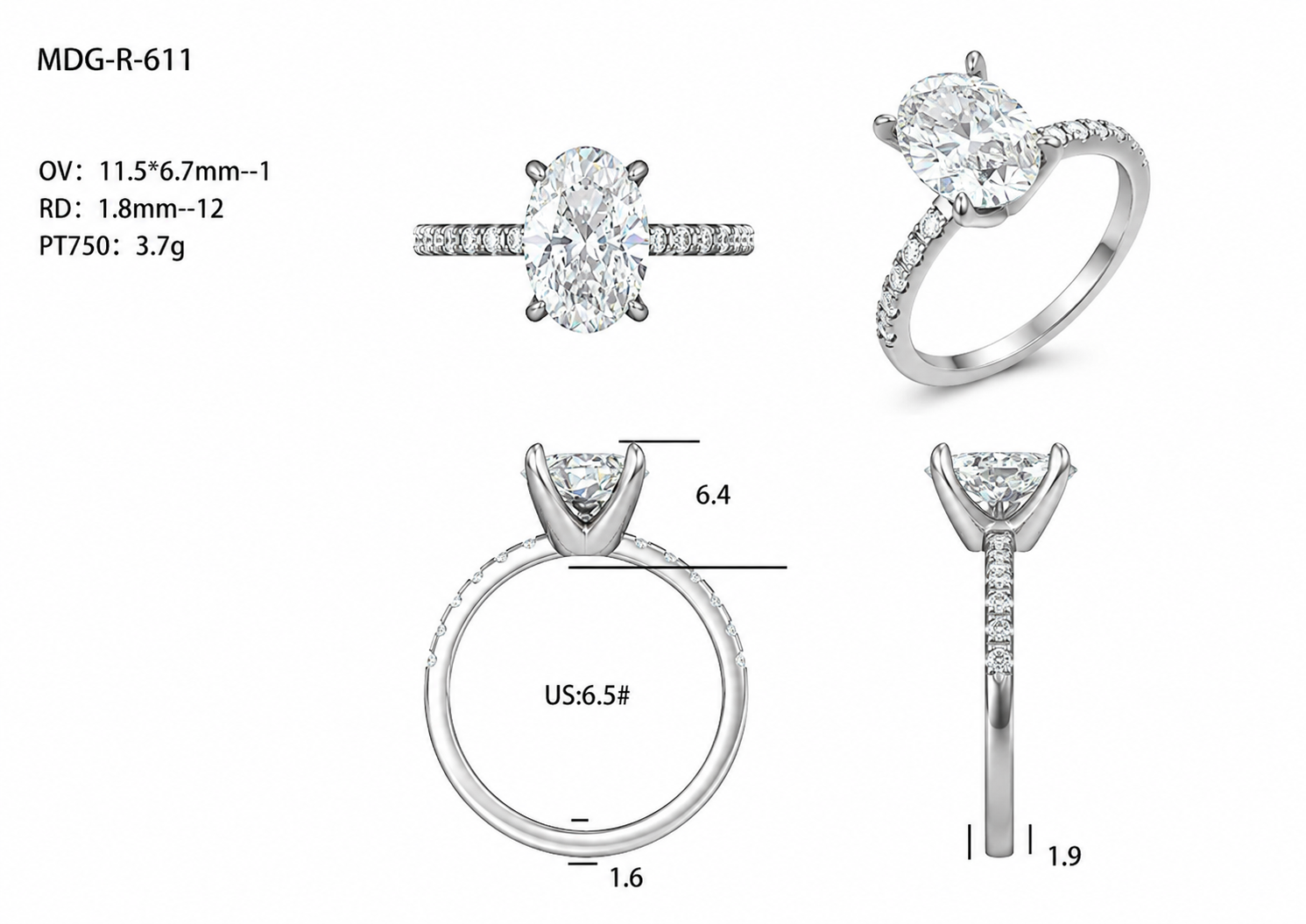 Diamond Ring / MDG-R-611