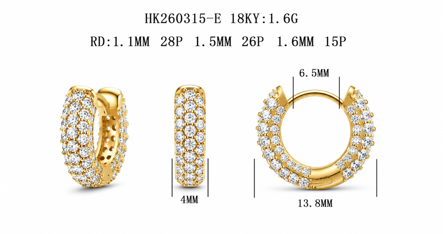 Diamond Earring / HK260315-E