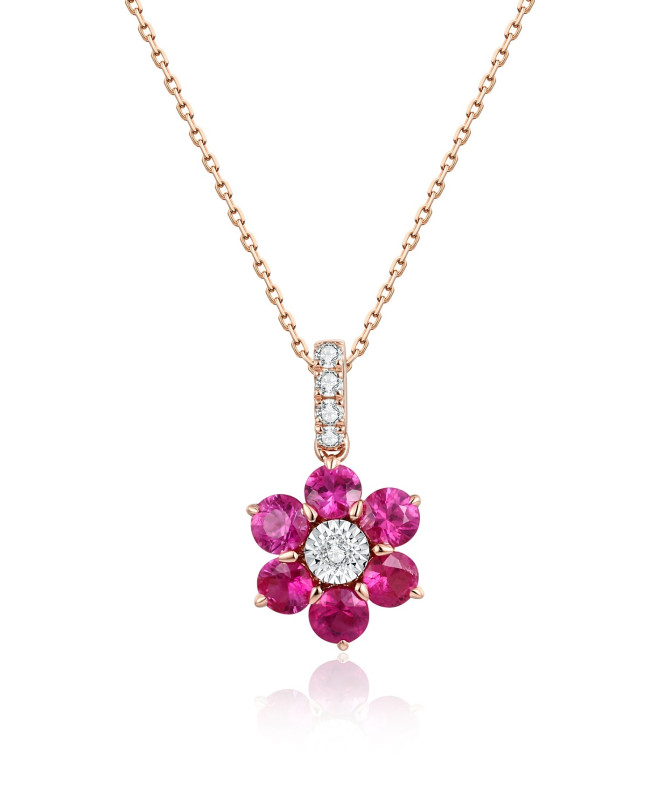 Ruby and Diamond Pendant / PK-54SP+1/HSR
