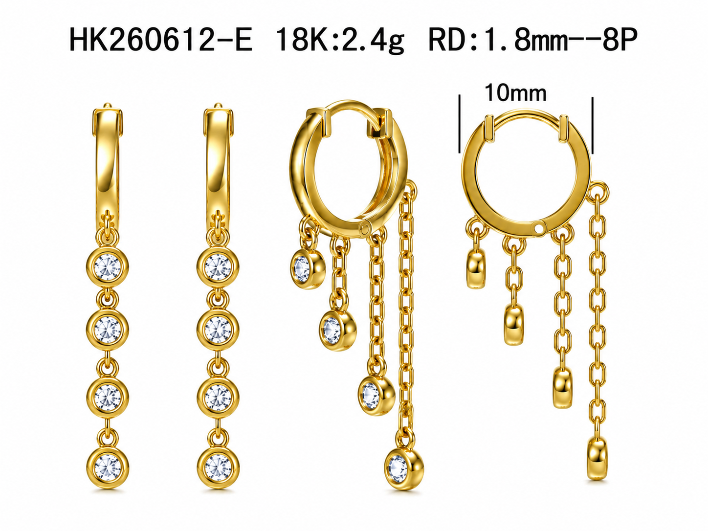 Diamond Earring / HK260612-E