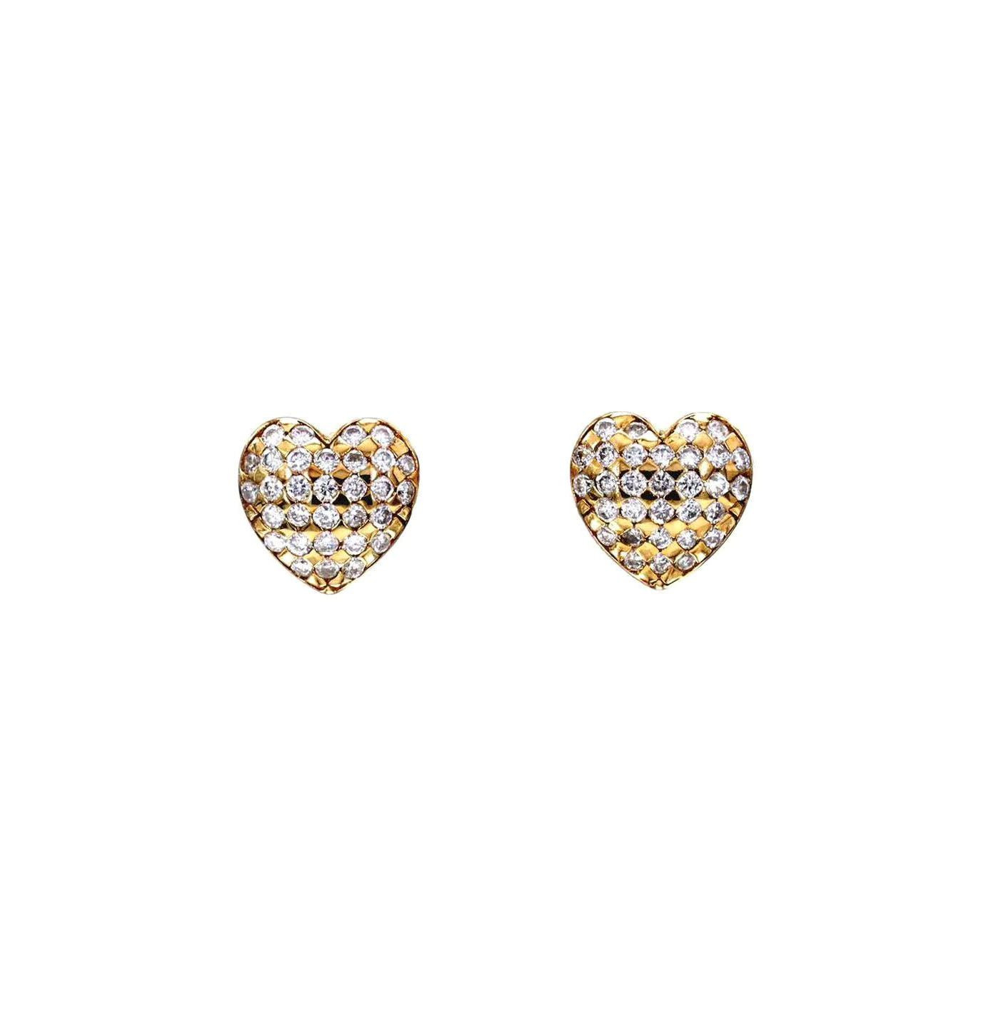 Heart Diamond Earrings / PK-9E/EHR