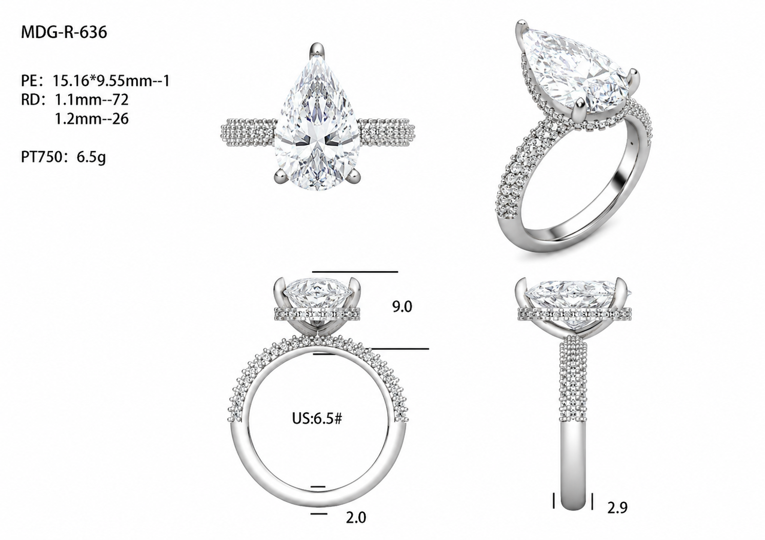 Diamond Ring / MDG-R-636