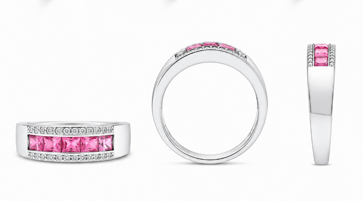Sapphire Ring / PK-184R-3-CCR