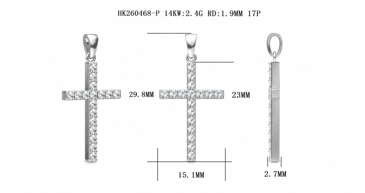 Diamond Pendant / HK260468-P