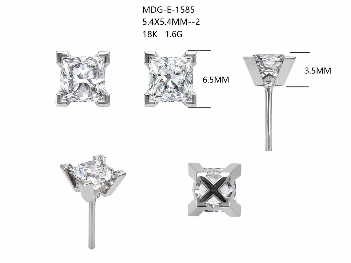 Diamond Earring / MDG-E-1585