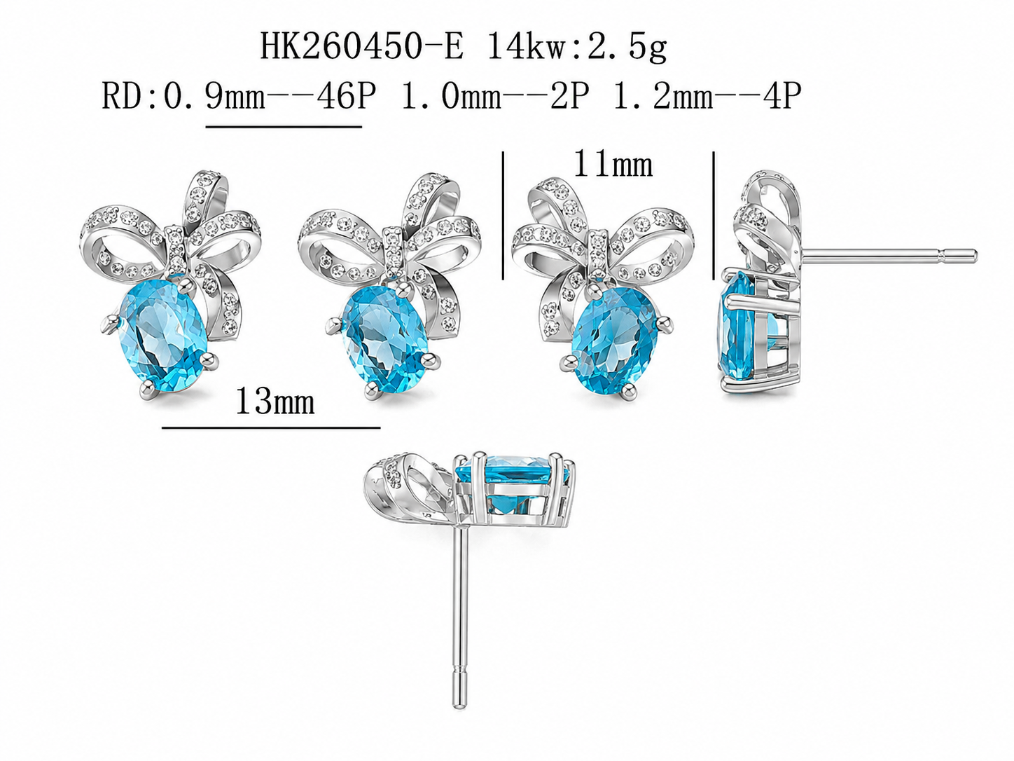 Diamond Earring / HK260450-E