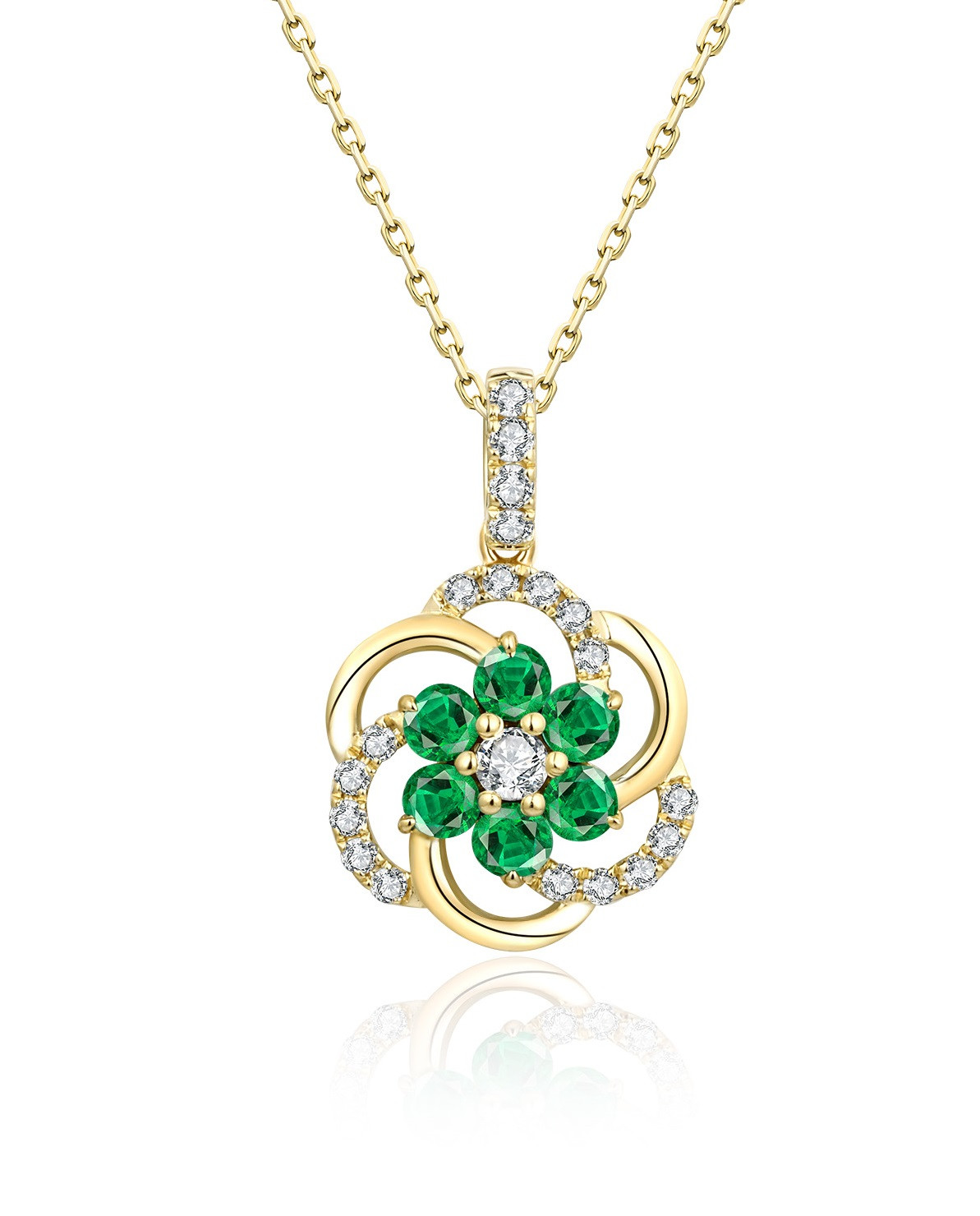 Emerald and Diamond Pendant / PK-59SP+3/CAR