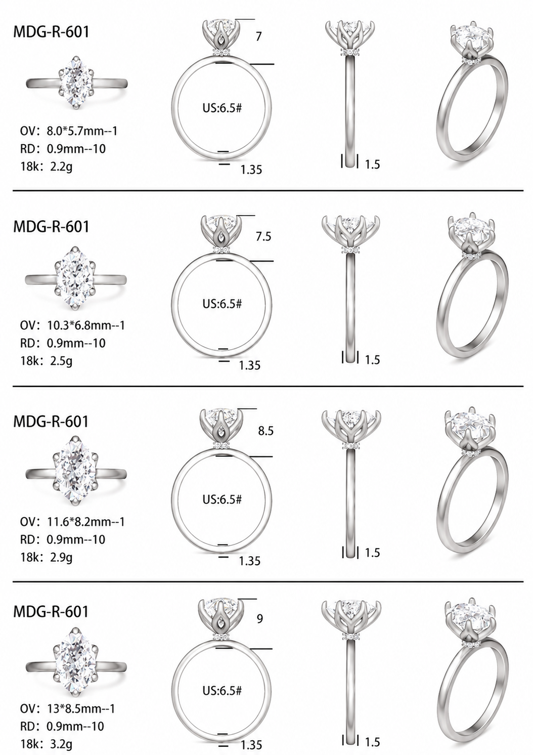 Diamond Ring / MDG-R-601