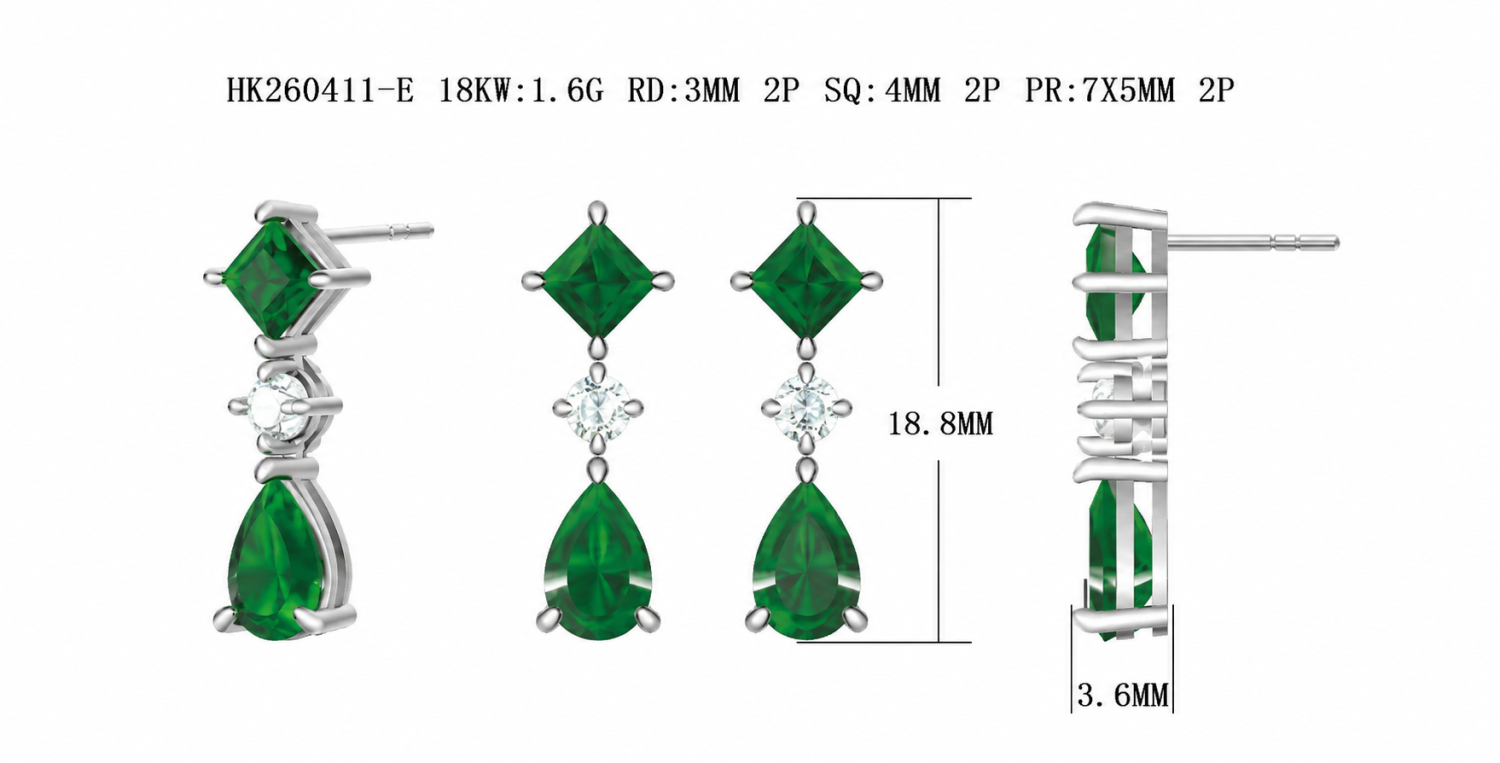 Diamond Earring / HK260441-E