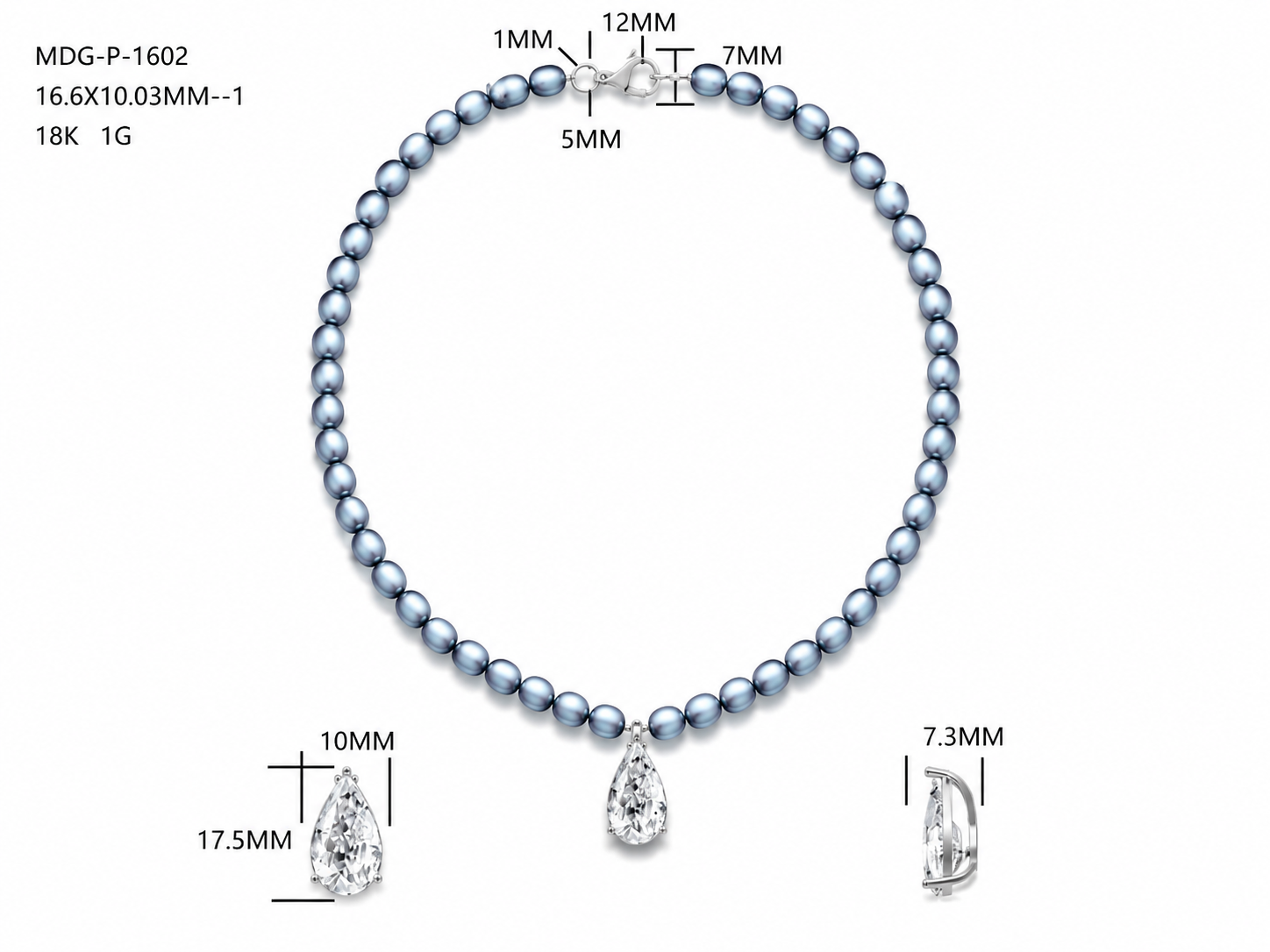Diamond Pendant / MDG-P-1602