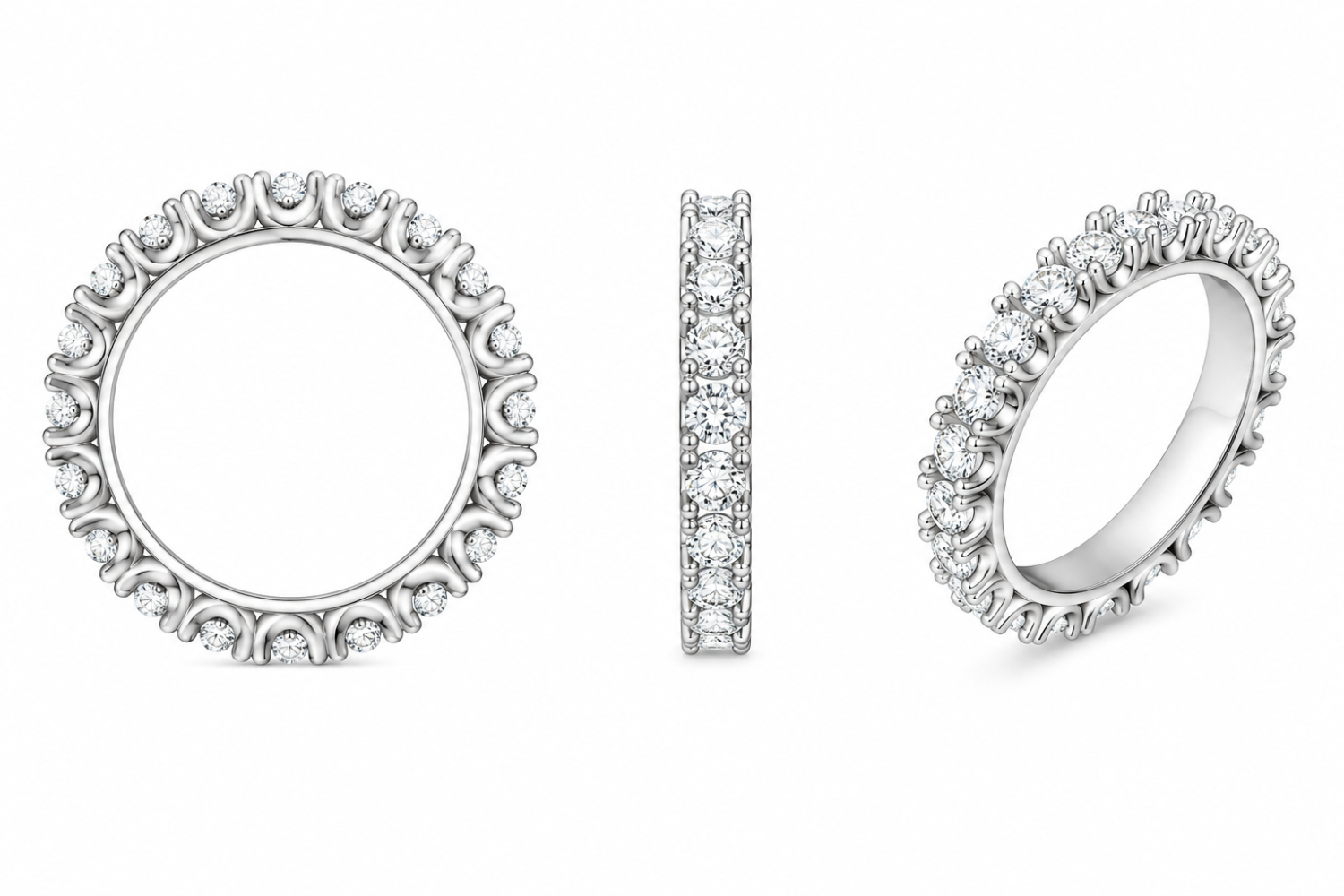 Diamond Eternity Ring / MDG-R-672-3.00mm (PK-380R)