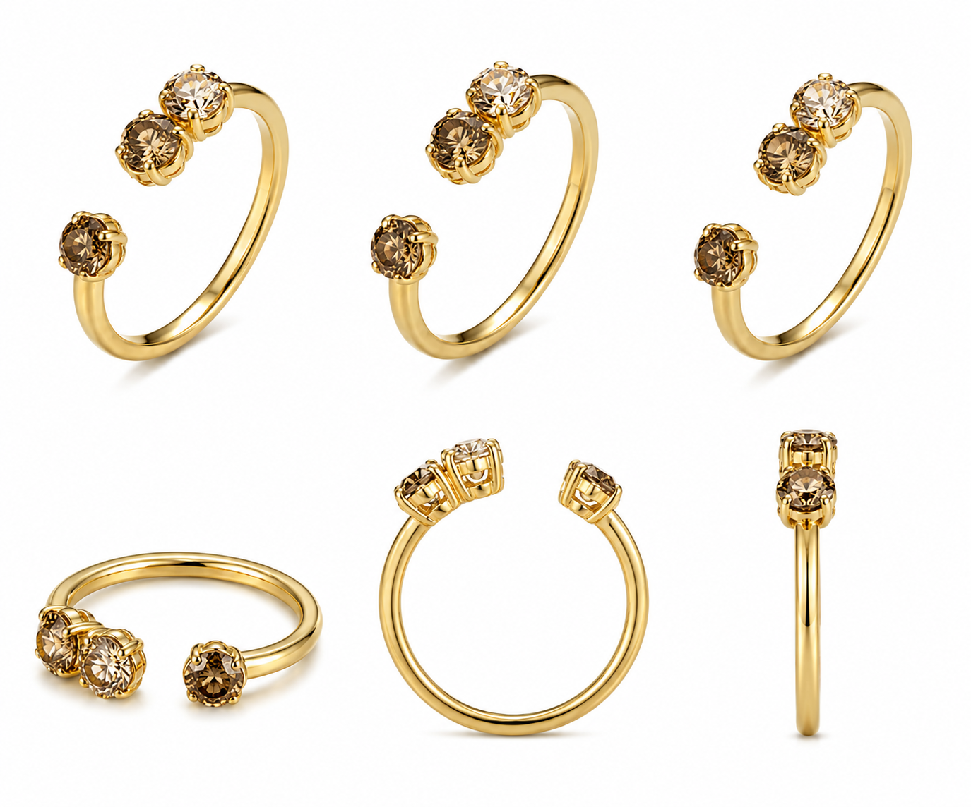Brown Diamond Ring / PK-53R/NRR
