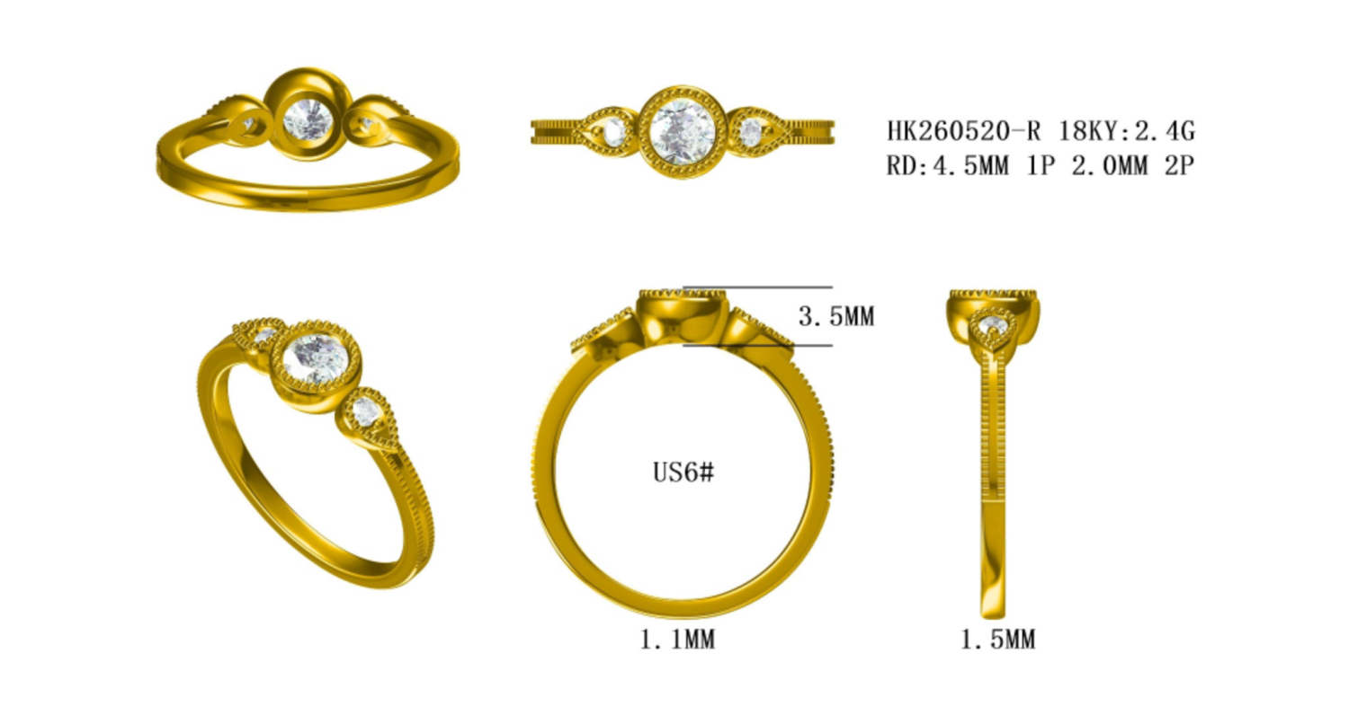 HK260520-R(PK-407R) / Diamond Ring
