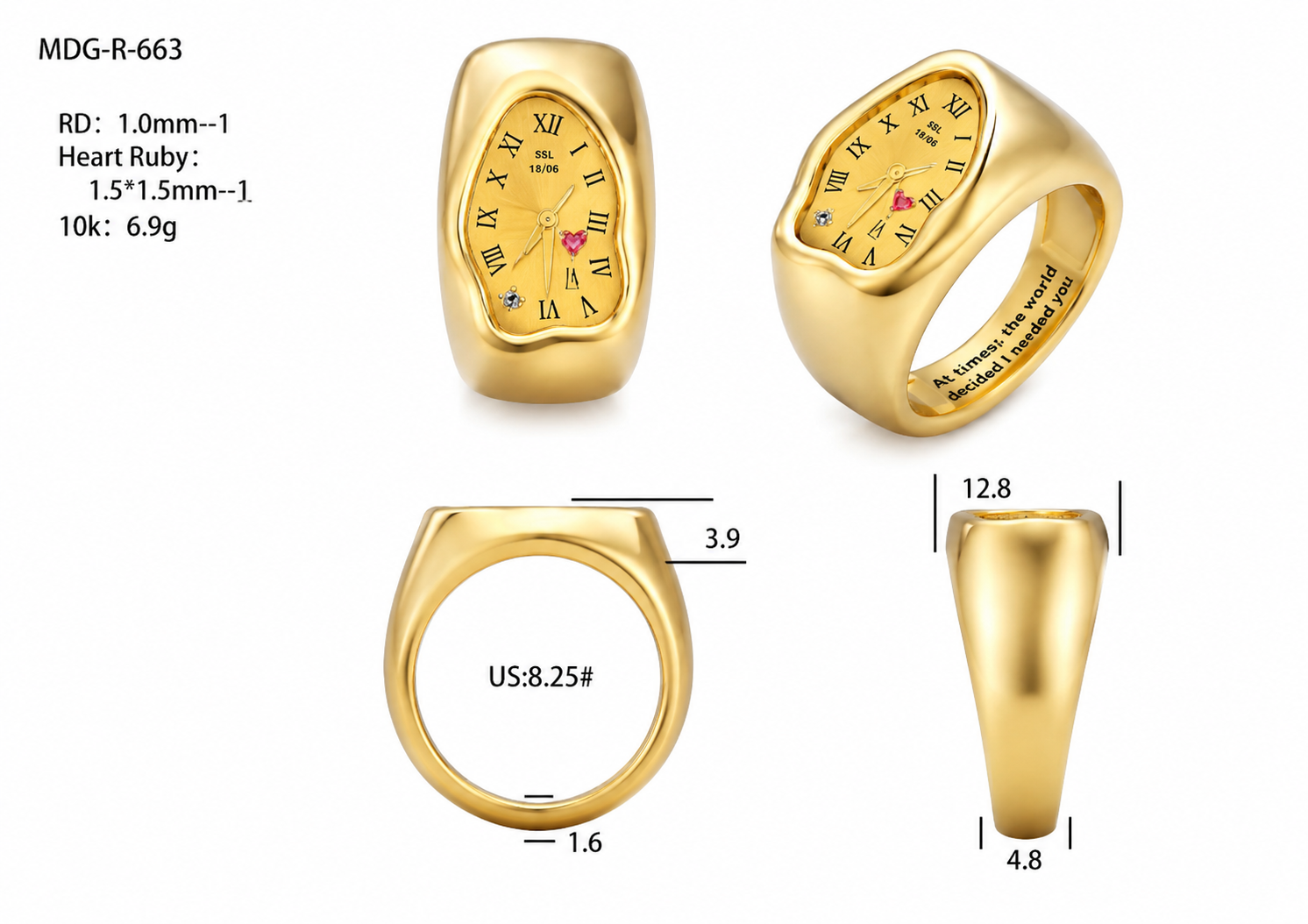 Gold Ring / MDG-R-663
